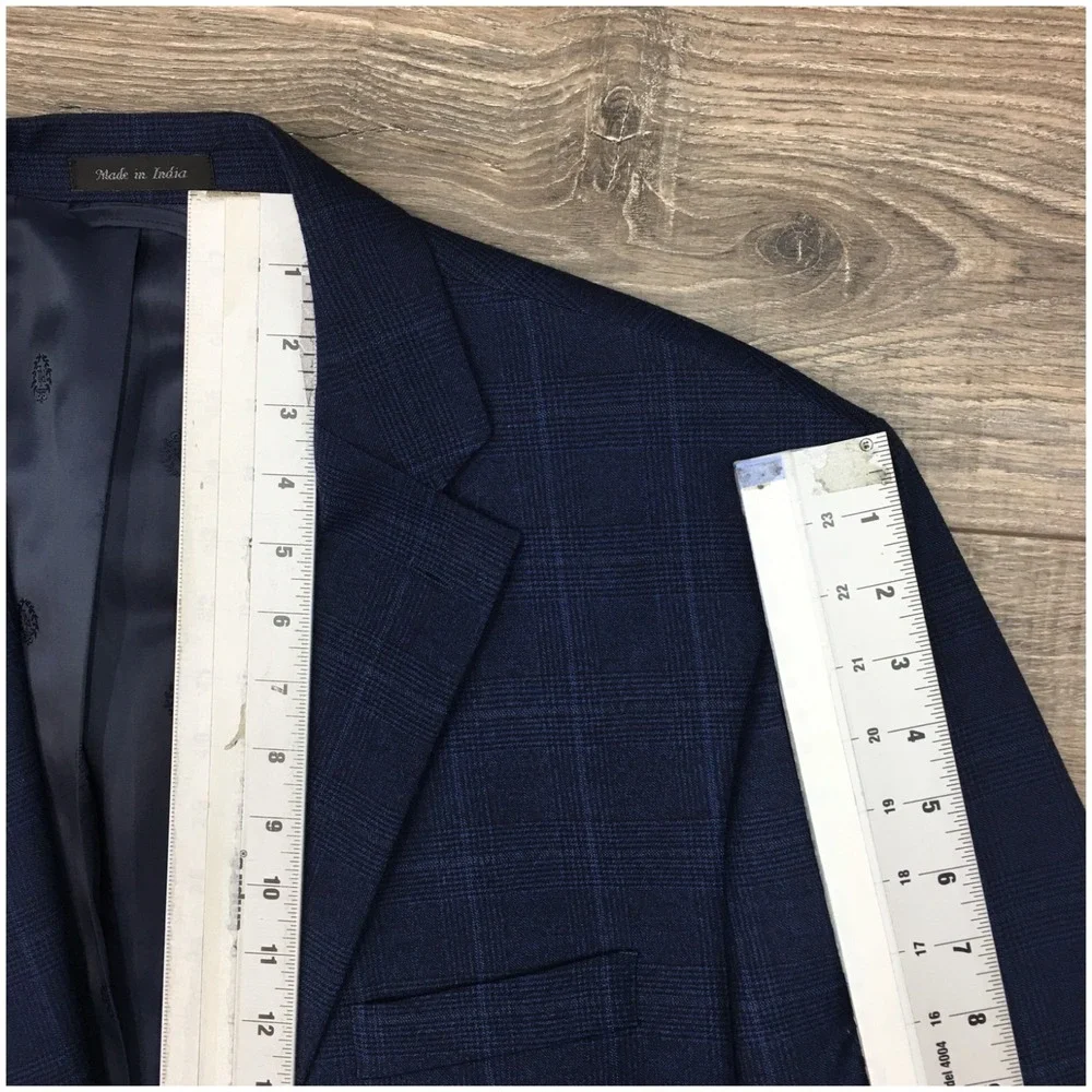 RALPH LAUREN Mens Wool Blazer Sport Coat Casual Jacket Size 48R Classic Suit